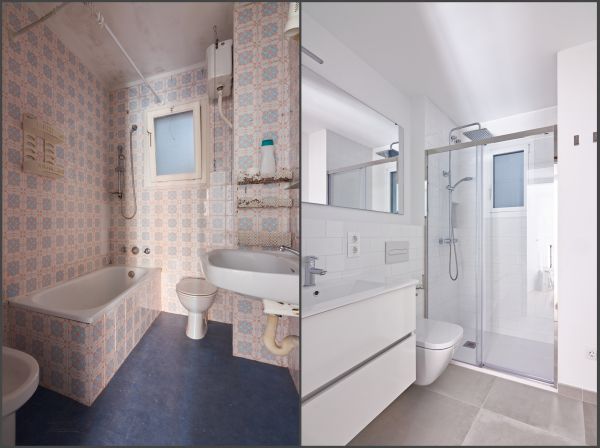 Small Bathroom Renovation in Schaumburg