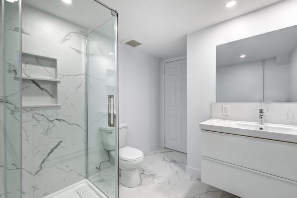 Basement Bathroom Installation in Schaumburg